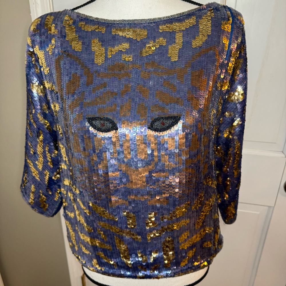 Vintage Sequin Top • Size: Medium